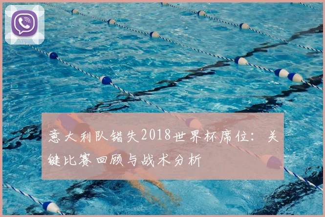 意大利队错失2018世界杯席位:关键比赛回顾与战术分析