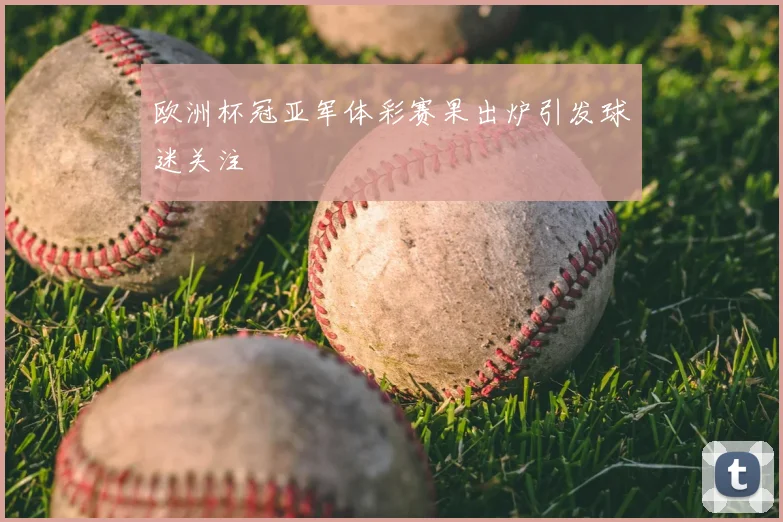 欧洲杯冠亚军体彩赛果出炉引发球迷关注